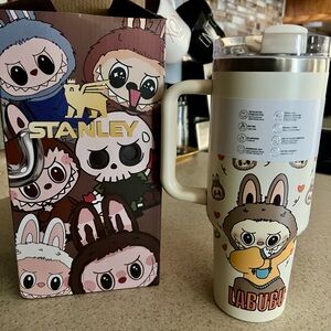 Stanley Cream Labubu - 40oz Tumbler